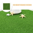 thumbnail image 3 of HEALEEP 3pcs Green Grass Mat PVC Artificial Turf Decorative Photography Props for Handicraft Enthusiasts, 3 of 8