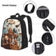 thumbnail image 3 of Disketp Animal Filled Noahs Ark Mochila Estampada de Gran Capacidad con Lonchera y Estuche, Set de 3 Piezas para Estudiantes, 3 of 7
