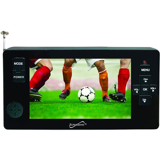 Supersonic 4.3" Portable Digital TV With USB & Micro SD Inputs