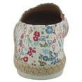 thumbnail image 5 of Soda Sneakers Flat Women's Shoes Canvas Slip-On Espadrilles Jute Wrap Loafers BETTY-S White Floral Magenta 6, 5 of 5