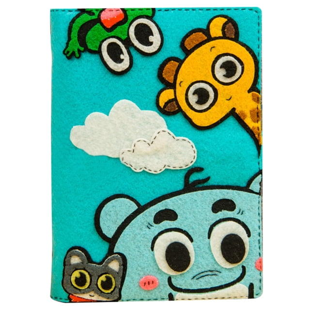 Coofit DIY Notebook Cute Cartoon Art Craft Journal Book Diary Book Educational Toy