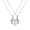 Multicolor, variant on Pompotops Matching Magnetic Heart Necklace for Couples Two Souls One Heart Pendant Necklace Wishing Stone Birthday Anniversary Jewelry Gift for Friend
