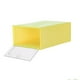 thumbnail image 3 of Caja de almacenamiento de zapatos transparente plegable, organizador de zapatos apilable de plástico, 1 ud., 3 of 8