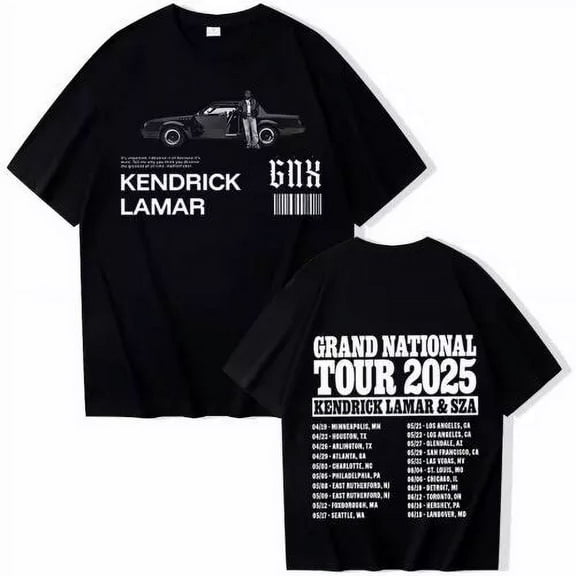GNX Kendrick Lamar Tour 2025 T-Shirt Gift For Fans All Size sss