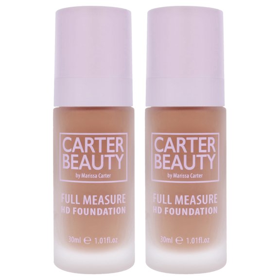 Carter Beauty Full Measure HD Foundation - Pecan Pie - Pack of 2 , 1.01 oz Foundation