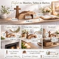 thumbnail image 6 of Easter Wooden Empty Tomb Decor, Cross & Resurrection Hill Scene, Religious Tabletop Ornament for Home, Family Remembrance of Easter (1 Piece), 6 of 6