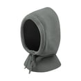 thumbnail image 4 of EYNMVR Oversize Hooded Scarf Hat Knit Balaclava for Women Men Winter Neck Gaiters Beanie Skull Cap Drawstring Neck Warmer, 4 of 5