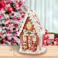 thumbnail image 3 of Kurt S. Adler GBJ0045 7.87 in. Battery Operated LED Gingerbread House with Heart - Brown, 3 of 3