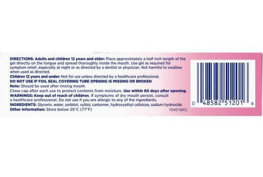 3 Pack Biotene Oral Balance Dry Mouth Moisturizing Gel 1.5 Oz Soothe Oral Tissues Long.