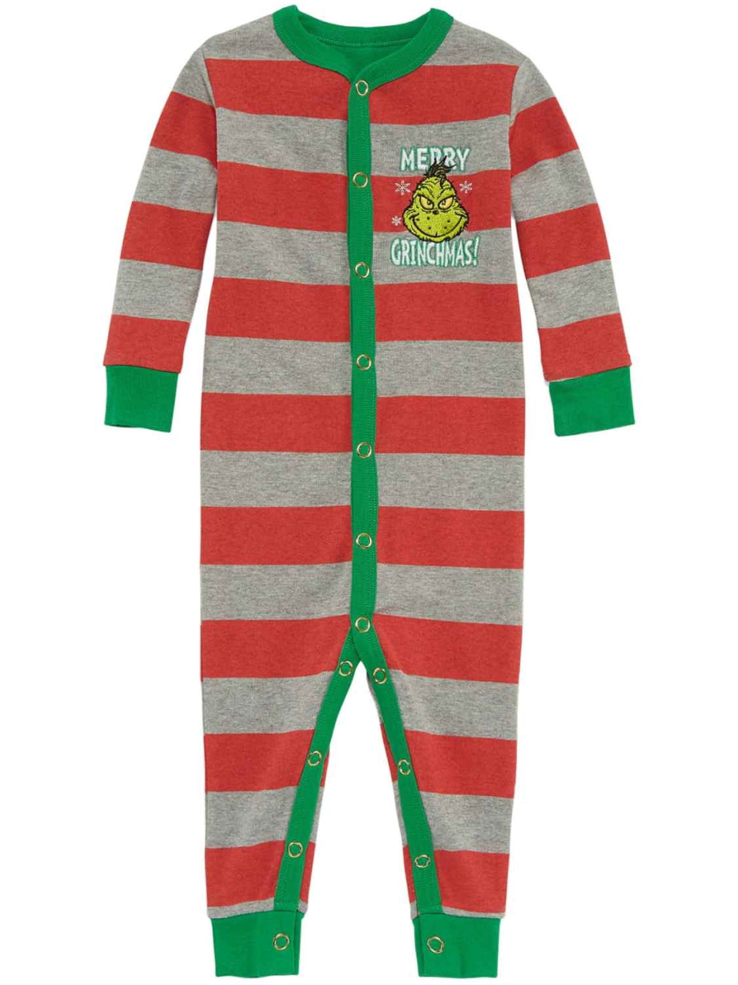 Dr. Seuss' The Grinch - Infant Boys Red &amp; Gray Grinch Merry Grinchmas