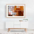 thumbnail image 5 of Earth's Patchwork - Sicily Italy Photography Abstract Geometric Pattern Landscape Minimalist Oak Framed Wall Art Print 5 x 7 inches, 5 of 6