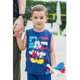 thumbnail image 2 of Disney Mickey Mouse Little Boys Tank Top and Mesh Shorts Toddler to Little Kid, 2 of 5
