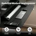 thumbnail image 6 of ERGONOMIC STANDING DESK with Smart Memory & Cable Management – Adjustable Height Desk for Home Office, 6 of 14