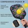 thumbnail image 2 of Pickleball Paddles Set,Pioneer Flower Floral Print Pattern Fiberglass Surface Pickleball Racket Set with 2 Indoor Outdoor Pickleball Balls and Pickleball Bag,Pickle-ball Equipment, 2 of 6