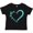 AB-Black, variant on Inktastic Paw Print Heart Boys or Girls Toddler T-Shirt