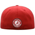 thumbnail image 4 of Men's Top of the World Crimson Alabama Crimson Tide Team Color Fitted Hat, 4 of 4
