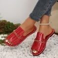 thumbnail image 5 of VEKDONE Athletic Sandals for Women Women's Fashion Casual Spring And Summer New Beach Metal Chain Round Toe Open Toe Flat Slippers, 5 of 8