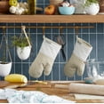 thumbnail image 2 of KitchenAid Albany Oven Mitt 2-Pack Set, Milkshake, 7"x13", 2 of 5