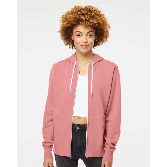 Independent Trading Co. - Lightweight Full-Zip Hooded Sweatshirt