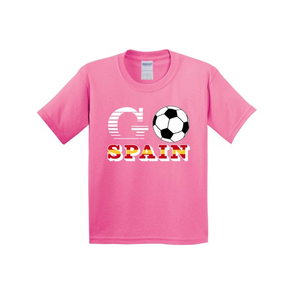 Inktastic Go, Spain Soccer, Football Youth T-Shirt