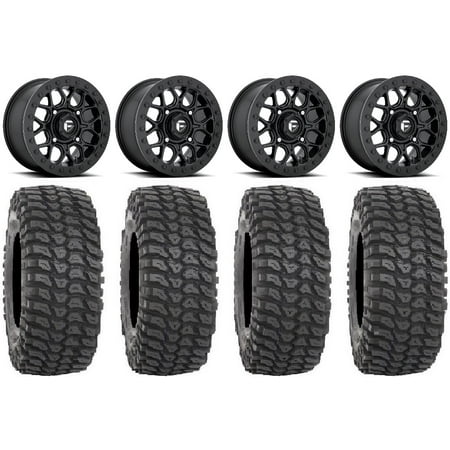 Fuel Tech Beadlock Black 15 Wheels 33 XCR350 Tires Polaris RZR XP 1000 / PRO XP / Ranger XP 900/1000 Fuel Tech Beadlock Black 15 Wheels 33 XCR350 Tires Polaris RZR XP 1000 / PRO XP / Ranger XP 900/1000