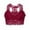 Wine, variant on Bigersell Seamless Sports Bras for Women Summer T-Shirt Bras for Women Bralette Bra Style R76 V-Neck Pullover Bras Lace Bra Closure Women's Plus Size Bra Hot Pink L