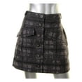 thumbnail image 2 of RACHEL ROY $89 Womens New 1127 Gray Textured A-Line Skirt 12 B+B, 2 of 2