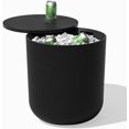 thumbnail image 1 of Songqin Kona Cooler Side Table – 2-in-1 Outdoor Patio Side Table w/Cooler | Insulated 40L Capacity | Modern Accent Décor for Hosting, BBQ, Poolside, 1 of 10