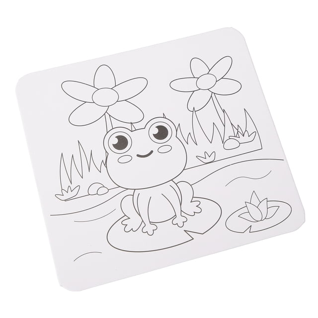 Panel De Lienzo Predibujado, Tablero Para Colorear DIY Para Desarrollo De La Imaginación Con Diseño De Soporte, 6 Patrones Opcionales, Compacto Y Portátil