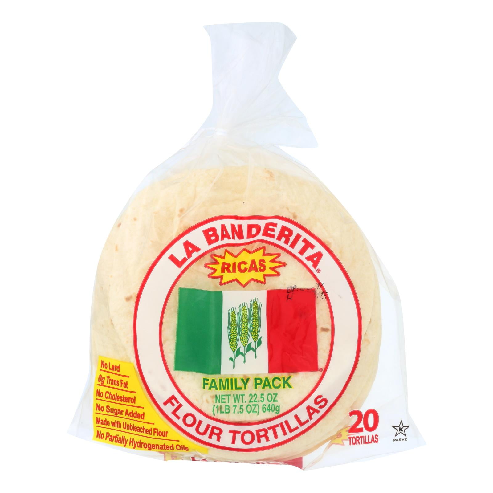 La Banderita Flour Tortillas Rica