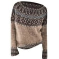 thumbnail image 2 of Kilaqueen Fair Isle Sweaters for Women Boho Retro Crewneck Long Sleeve Knit Pullover Tops Winter Fall Casual Loose Sweaters, 2 of 2