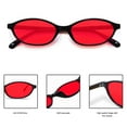 thumbnail image 3 of Gafas de Sol Retro Ovaladas GUVIVI Estilo Cat Eye de los 90 para Mujer UV400, 3 of 9