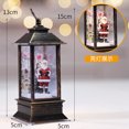 thumbnail image 1 of Christmas Decorations for Home Flame Lamp Oil Lamp Santa Claus Elk Lamp New Year Gift Small Wind Lantern Desktop Scene Layout, 1 of 5