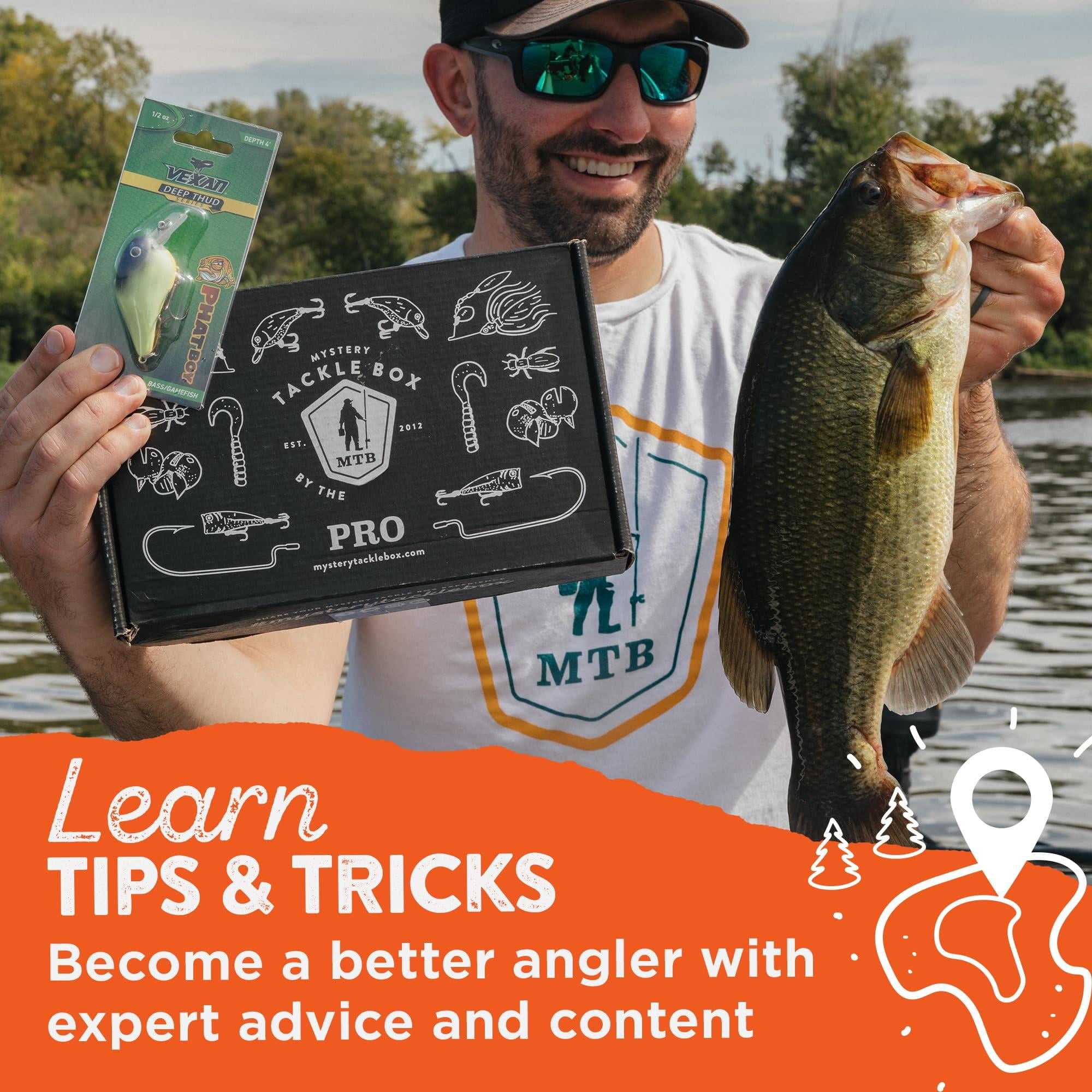 Mystery Tackle Box Pro Bass Fishing Kit | Freshwater Largemouth And Smallmouth Lures