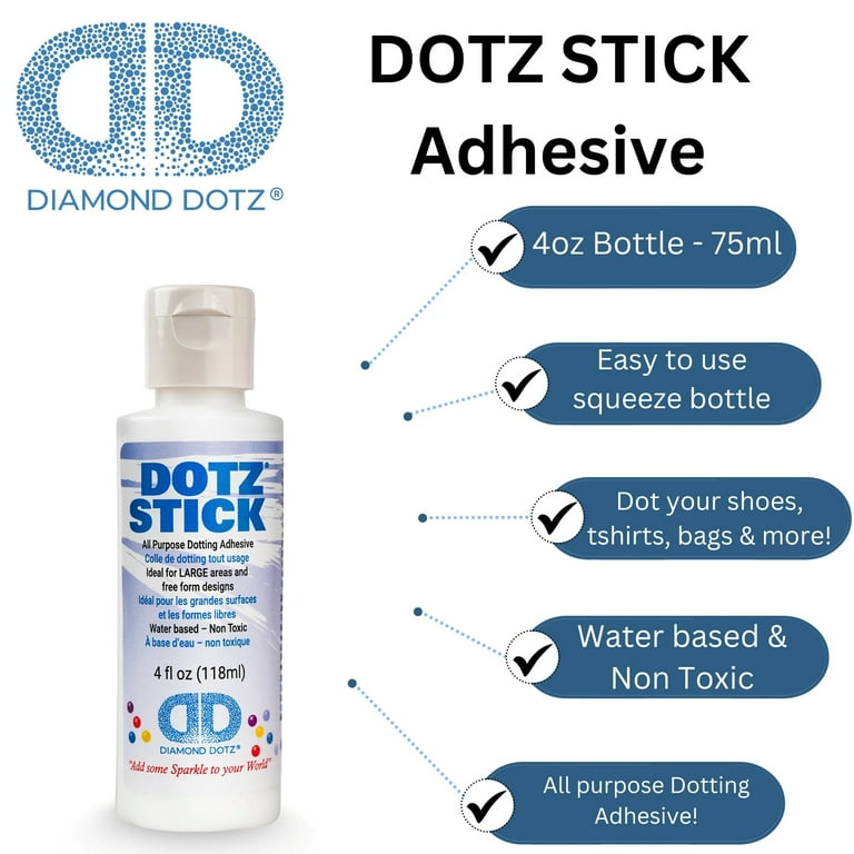 Diamond Dotz Accessories: Dotz Stick Painting Adhesive - 75ml Diamond Dotz Accessories: Dotz Stick Painting Adhesive - 75ml
