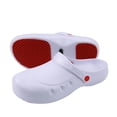 thumbnail image 2 of Ticikt Men and Women Work Shoes Non Chef Shoes Work Clogs for Restaurant Oil Kitchen Shoes,Color:White,Size:10, 2 of 9