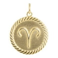 thumbnail image 2 of Coin Pendant Necklace in Solid Gold (16 Inches), 2 of 4