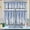 2025 Holiday Kitchen Curtains 3, variant on Semi-Sheer Curtain Panels, Set of 2, Lined, with Tiebacks, 84 L x 42 W (x2), Spice