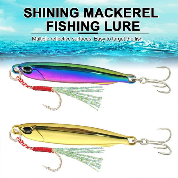 Ronshin 7g-20g Fake Fishing Lures With Hooks Vivid 3d Eyes Fishing Jigs With Natural Feathers For Freshwater Seawater Other