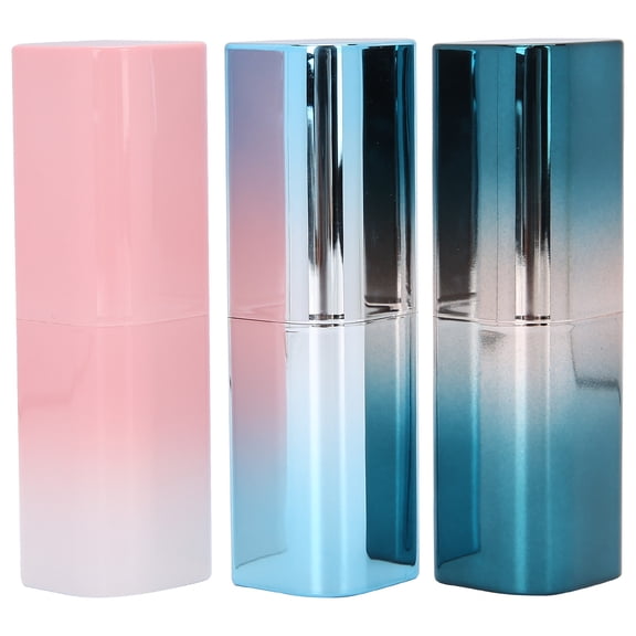 3pcs Empty Lipstick Tube DIY Lip Balm Lipstick Cosmetic Makeup Lipstick Container Rawiri