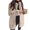Beige, variant on Lovskoo Women's 2023 Winter Coats Fleece Open Front Jacket Faux Fur Long Sleeve Pockets Thick Warm Outerwear Fall Clothes Purple