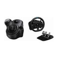 thumbnail image 1 of Logitech G Driving Force Shifter with Logitech G923 Racing Wheel and Pedals for PS 5, PS4 and PC and Genuine Leather Wheel Cover, 1 of 5