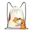 thumbnail image 1 of Pofeuu Garfield for Water-Resistant 210D Drawstring Bag Compact Foldable Design Gym Yoga Travel Essentials Lightweight Carryall-Medium, 1 of 6