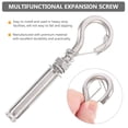 thumbnail image 3 of 4pcs Cover Spring with Anchor Rings Concrete Steel Screw Hook Bolt Manhole Expansion Silver Ring Fastener Hooks Eye Stainless Internal M Wall Screws, 3 of 5