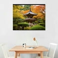 thumbnail image 2 of Nawypu  Japan Kyoto Parks Autumn Pagodas Trees Wall Art Canvas Prints Poster For Home Office Decorations With Framed, 2 of 6