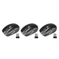 thumbnail image 4 of jesticaly Computer 2.4Ghz Wireless Optical Mouse Quick Speed Low Latency 6 Buttons Plastic Gaming Mice Desktop PC Portable Black 3Set, 4 of 6