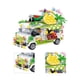 thumbnail image 2 of Bloques de coche comedor para niños, juguete educativo para aliviar el aburrimiento, camión de bloques de construcción de comida para niños y niñas, coche de frutas, 604 bloques, 2 of 12