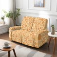 thumbnail image 7 of TSOVTHRID Giraffe Pattern Reclining Loveseat Covers with Elastic Bottom 6-Piece Loveseat Recliner Cover, Washable Sofa Furniture Protector for Pet Dog, 7 of 7
