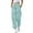 Light Blue, variant on Hpapadks Womens Pants Elasticized High Waist Solid Joggers with Drawstring Womens Slacks Dark Green L