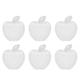 thumbnail image 1 of Shisuyan Dipping Dish White 6Pcs 8.7X6.9In Apple Shaped, 1 of 8